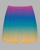 Men's Daily Casual Vibrant Rainbow Theme Gradient Style Big and Tall Shorts